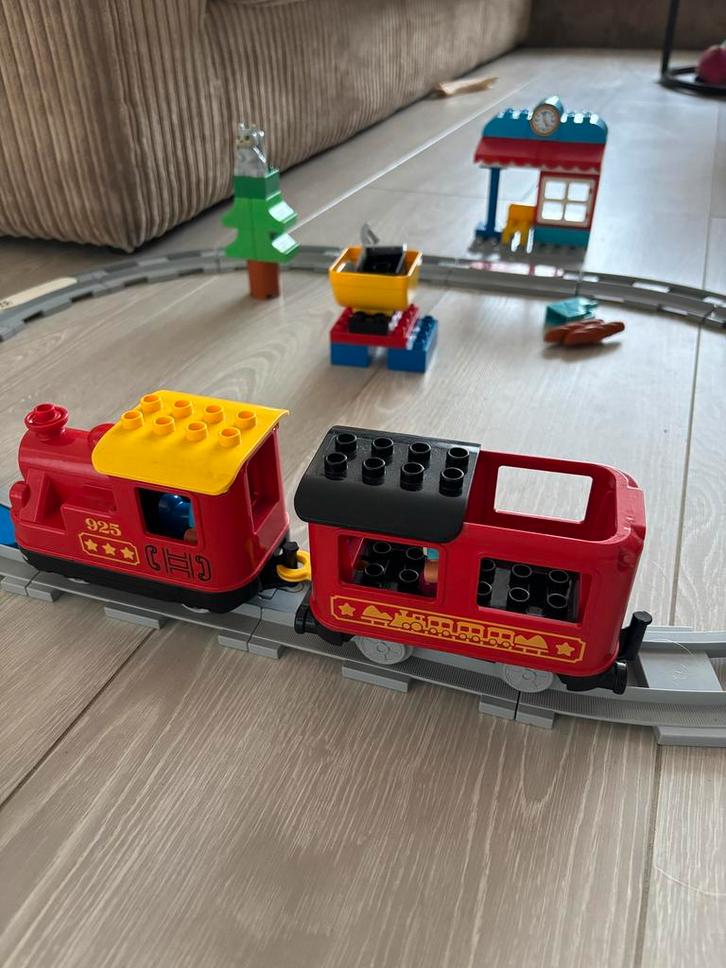 Duplo Trein (rijdend) - Bijna Compleet, Kinderen en Baby's, Speelgoed | Duplo en Lego, Gebruikt, Duplo, Complete set, Ophalen of Verzenden