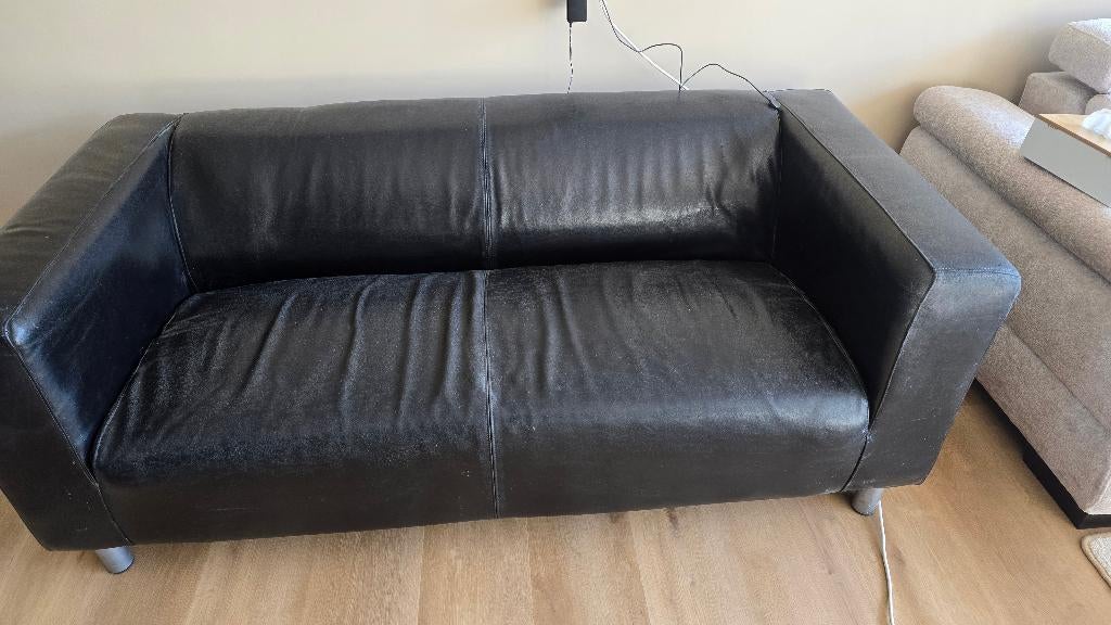 Sofa, Huis en Inrichting, Banken | Bankstellen, Ophalen, Gebruikt, Driepersoons, Rechte bank