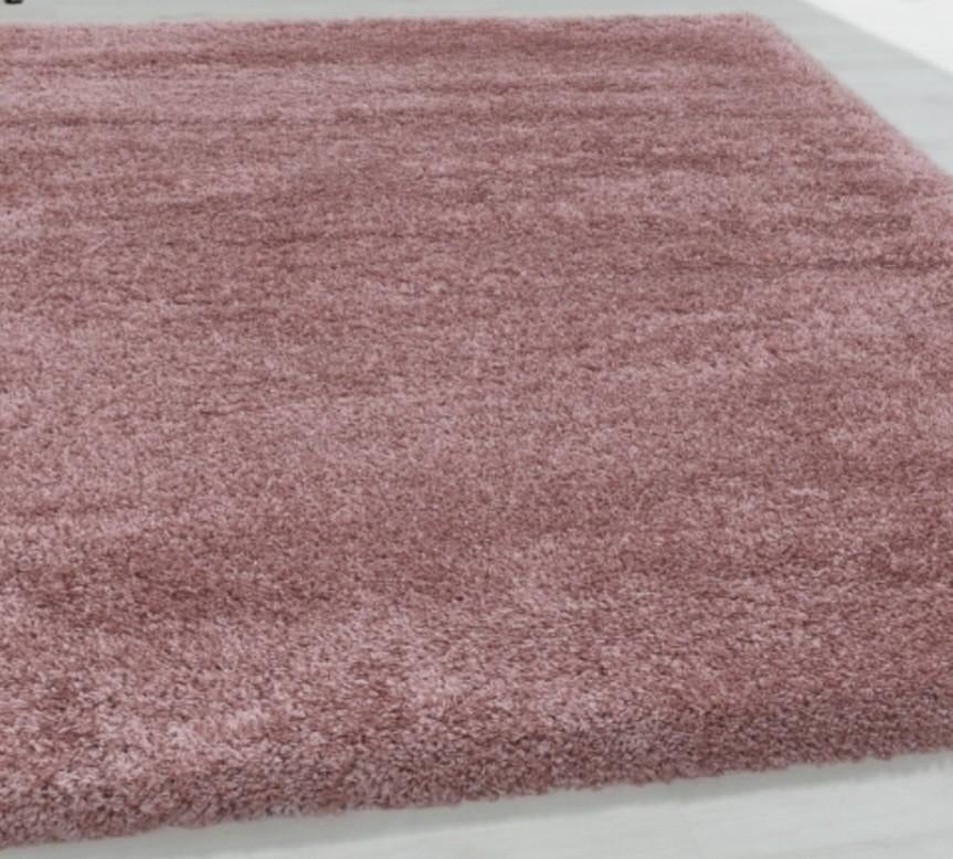 Vloerkleed karpet Fluffy roze 80x150 hoogpolig nieuw zacht !, Gezellig comfortabel kwaliteit stijlvol warm, Nieuw, 150 tot 200 cm