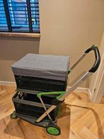 Trolley clax met 2 kratten, Doe-het-zelf en Verbouw, Kratten en Dozen, Ophalen, Krat, Minder dan 35 cm