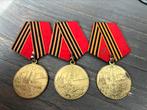 Russische USSR bevrijdings medaille 50 jaar WW2, Ophalen of Verzenden
