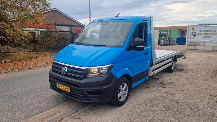Volkswagen Crafter 2.0 TDI 102pk L4 2019 1500KG Laadvermogen, Auto's, Bestelauto's, Bedrijf, Airconditioning, Alarm, Android Auto