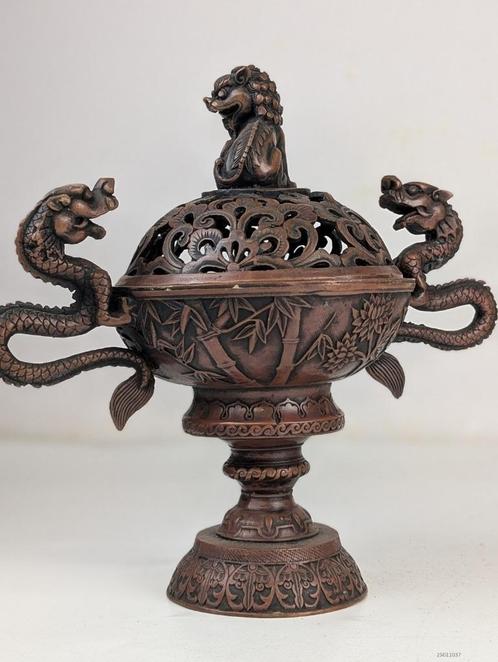 Wierookbrander - Brons - handgemaakt, Antiek en Kunst, Antiek | Koper en Brons, Brons, Ophalen of Verzenden