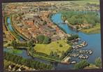 Weesp Luchtfoto Gelopen, Verzamelen, Ansichtkaarten | Nederland, Verzenden, 1960 tot 1980, Gelopen, Noord-Holland