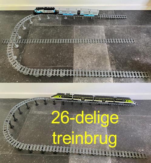 Custom made 26-delige Lego treinbrug, Kinderen en Baby's, Speelgoed | Bouwstenen, Nieuw, Overige merken, Ophalen of Verzenden