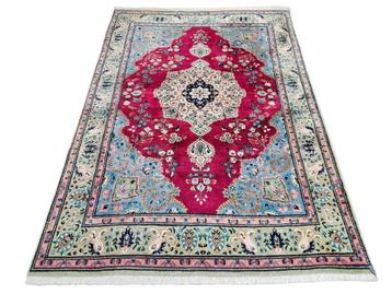 Handgeknoopt Perzisch wol Tabriz tapijt medallion 202x285cm beschikbaar voor biedingen