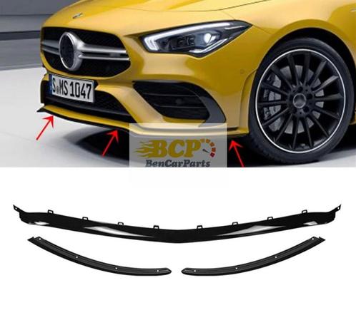 Voorbumperlip hoogglans zwart geschikt voor Mercedes CLA W11, Auto diversen, Tuning en Styling, Ophalen of Verzenden