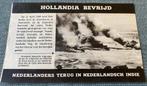 Pamflet Hollandia Nederlands-Indië wo2, Verzamelen, Militaria | Tweede Wereldoorlog, Ophalen of Verzenden