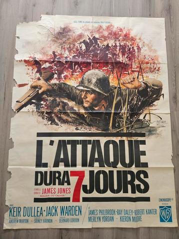 Vintage warner bros filmposter uit de jaren 50 beschikbaar voor biedingen