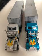 Twee Vintage Speelgoed Vrachtwagens, Kinderen en Baby's, Speelgoed | Speelgoedvoertuigen, Ophalen of Verzenden, Gebruikt