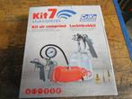 Criko perslucht compressor accessoire set 7 delig Incl slang, Crika, Nieuw, Zandhaarweg, Ophalen of Verzenden