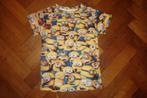 Minions (sport) t-shirt overall print blauw geel wit, mt 134, Kinderen en Baby's, Jongen, Ophalen of Verzenden, Zo goed als nieuw