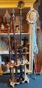 Antieke geld kerkzak, processie puntstokken ,kruis van hout, Antiek en Kunst, Antiek | Religie, Ophalen