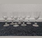 6 antieke kristallen glaasjes. In zeer nette staat!, Ophalen of Verzenden, Zo goed als nieuw, Borrel- of Shotglas