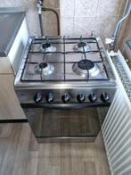 Gasfornuis met oven, Witgoed en Apparatuur, Fornuizen, Ophalen, Minder dan 85 cm, 4 kookzones, Zo goed als nieuw