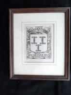 Familiewapen,1694 kopergravure, Jacob VAN ZUYLEN enz, Ophalen of Verzenden