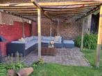 Luxe loungeset tuinmeubelen, Ophalen, Kunststof, 6 zitplaatsen, Zo goed als nieuw