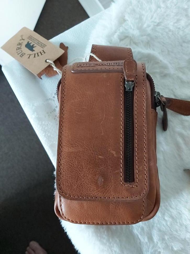 Stijlvol Hill Burry leren telefoonhoesje en portemonnee in é, Kleding | Dames, Badmode en Zwemkleding, Ophalen of Verzenden