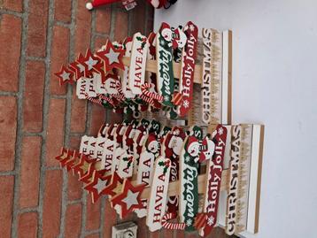 30 houten kerst kalender  beschikbaar voor biedingen