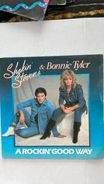 Singel: Shakin Stevens & Bonnie Tyler: A Rockin Good Way, Ophalen of Verzenden, 1960 tot 1980, Gebruikt, Overige formaten