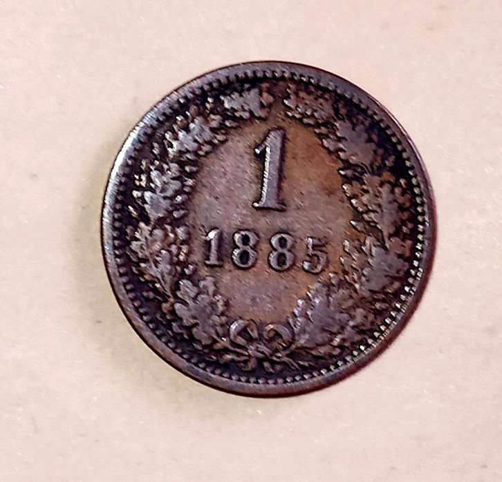 Oostenrijk 1 Kreuzer 1885 - Oude Munt, Postzegels en Munten, Munten | Nederland, Losse munt, Overige waardes, Vóór koninkrijk