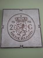 Vintage Wanddecoratie 2 1/2 Gulden 1978, Huis en Inrichting, Ophalen, Zo goed als nieuw