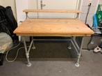 Bureau, steigerhout en steigerbuis, Huis en Inrichting, Ophalen, Zo goed als nieuw
