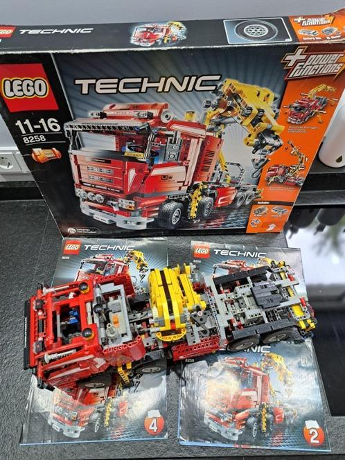 Lego Technic Crane Truck #8258 - Compleet, Doos, Handleiding, Kinderen en Baby's, Speelgoed | Duplo en Lego, Zo goed als nieuw