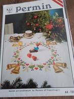 Borduurpatroon voor een kersttafelkleed van permin, nr 44722, Hobby en Vrije tijd, Borduren en Borduurmachines, Ophalen of Verzenden