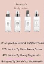 Dames Body Mist Set - Geïnspireerd door Top Parfums, Ophalen of Verzenden, Nieuw