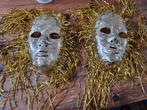 2 x masker goudkleurig bijna gratis, Ophalen of Verzenden