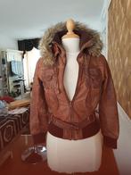 Echt leer jas maat S, Kleding | Dames, Ophalen of Verzenden, Zo goed als nieuw, Maat 38/40 (M), Zwart