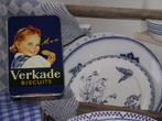 verkade biscuits, blik met nostalgische afbeelding, Ophalen of Verzenden, Gebruikt