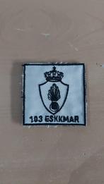 Borstembleem 5x5 103 eskkmar, Ophalen of Verzenden, Marechaussee, Nederland, Embleem of Badge