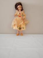 Speel Pop - 36cm, Geel Jurkje, Flexibele Armen/Benen, Ophalen of Verzenden