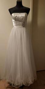 Trouwjurk, gelegenheidsjurk, galajurk, Ophalen of Verzenden, Zo goed als nieuw, Wit, Trouwjurk