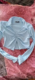 Tk licht blauw croptop maat l  opruiming, Verzenden, Zo goed als nieuw, Blauw