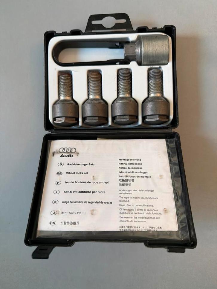Audi Slotbouten Set - Origineel, Auto-onderdelen, Klein materiaal, Gebruikt, Ophalen