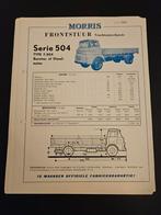 16 Leaflets Morris Vrachtauto Chassis jaren 60, Ophalen of Verzenden, Zo goed als nieuw, Overige merken