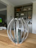 Windlicht, lantaarn zilver - Colmore, Overige materialen, Overige kleuren, 25 tot 50 cm, Ophalen of Verzenden
