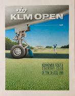 KLM Open Golf Affiche 1989 Kennemer Golfclub, Ophalen of Verzenden, Zo goed als nieuw, Overige typen, Overige merken