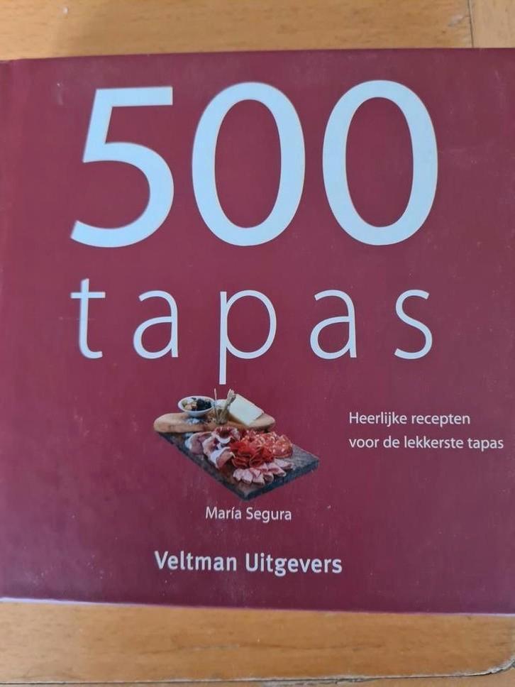 500 Tapas - Heerlijke Recepten!, Boeken, Kookboeken, Zo goed als nieuw, Voorgerechten en Soepen, Hoofdgerechten, Tapas, Hapjes en Dim Sum