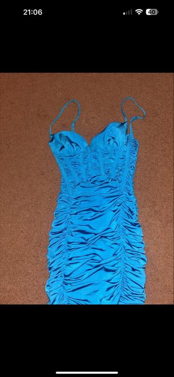 Zara blauwe jurk - Maat S beschikbaar voor biedingen