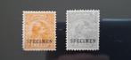 Nederland. Specimen. N.r,s: 34, 38., Ophalen of Verzenden, T/m 1940, Postfris