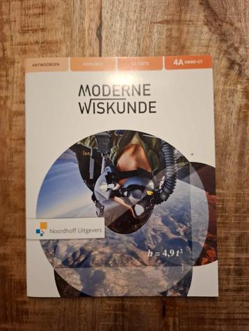 Moderne Wiskunde 12e ed vmbo-gt 4a antwoordenboek beschikbaar voor biedingen