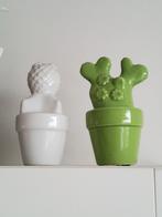Keramische Cactus Decoratie, Overige materialen, Ophalen of Verzenden, Zo goed als nieuw, Minder dan 25 cm