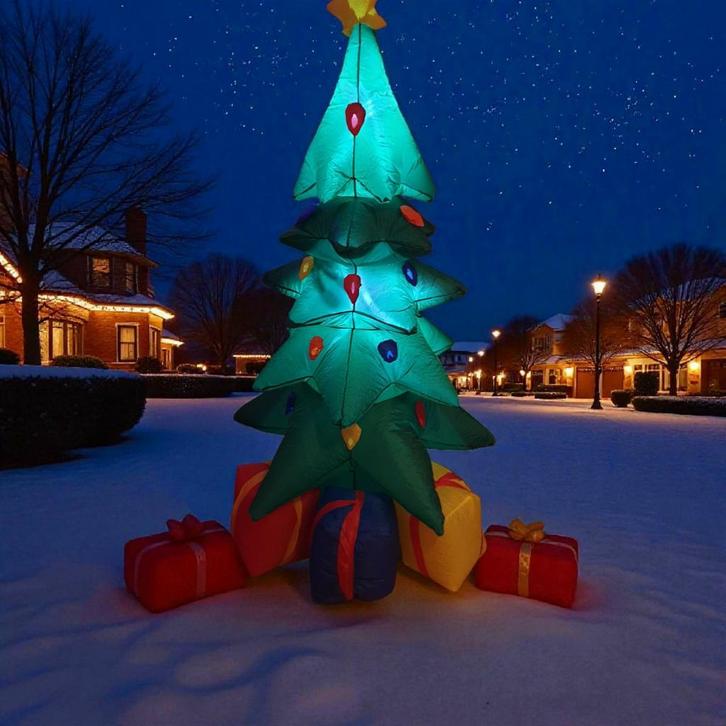 Unieke Kerstboom met kados met ledverlichting, laatste, Diversen, Kerst, Nieuw, Ophalen