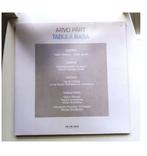 original lp- arvo part-tabula rasa uit 1984, Ophalen of Verzenden, Zo goed als nieuw, 12 inch