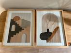 Set twee decoratieve lijsten, Huis en Inrichting, Ophalen, Zo goed als nieuw, Hout, Minder dan 50 cm