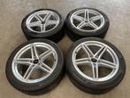 19 inch originele velgen + zomerbanden Audi A6 A7 4G8601025B, Auto-onderdelen, Banden en Velgen, 19 inch, Gebruikt, 255 mm, Banden en Velgen